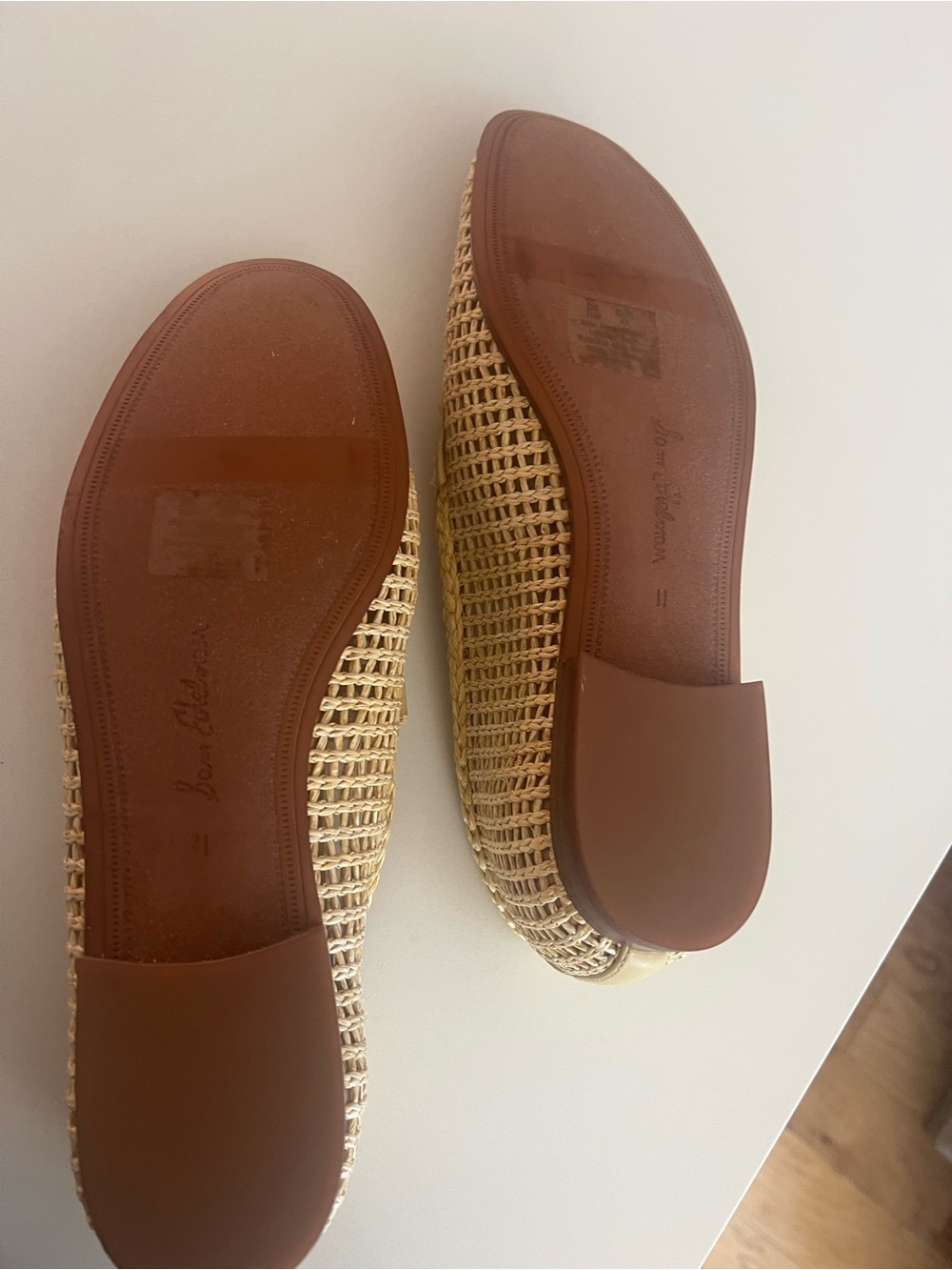 Sam Edelman Natural Raffia Floral Bit Loafers - Picture 7 of 8